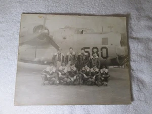 Original B-17 Bomber And Crew WW2 Photo - Picture 1 of 2