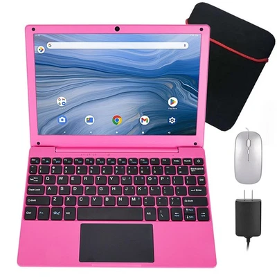 10.1Inch Laptop,Quad-Core Processor with Android 12.0 OS,2GB RAM,64GB EMMC,Bu... - Image 1 of 4