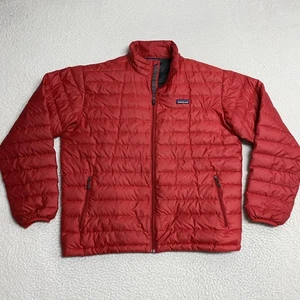 Chaqueta Patagonia Para Hombres Grande Rojo Plumón Suéter Puffer Aislado Embalable Exterior - Imagen 1 de 8