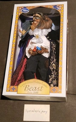 Muñeca Disney Store La Bella y la Bestia BESTIA DE INVIERNO Edición Limitada LE #3500 NUEVA EN CAJA Foto 1 de 4