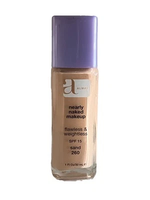 Almay Nearly Naked Liquid Makeup SPF 15, 260 Sand 1.0 fl oz - Image 1 of 4