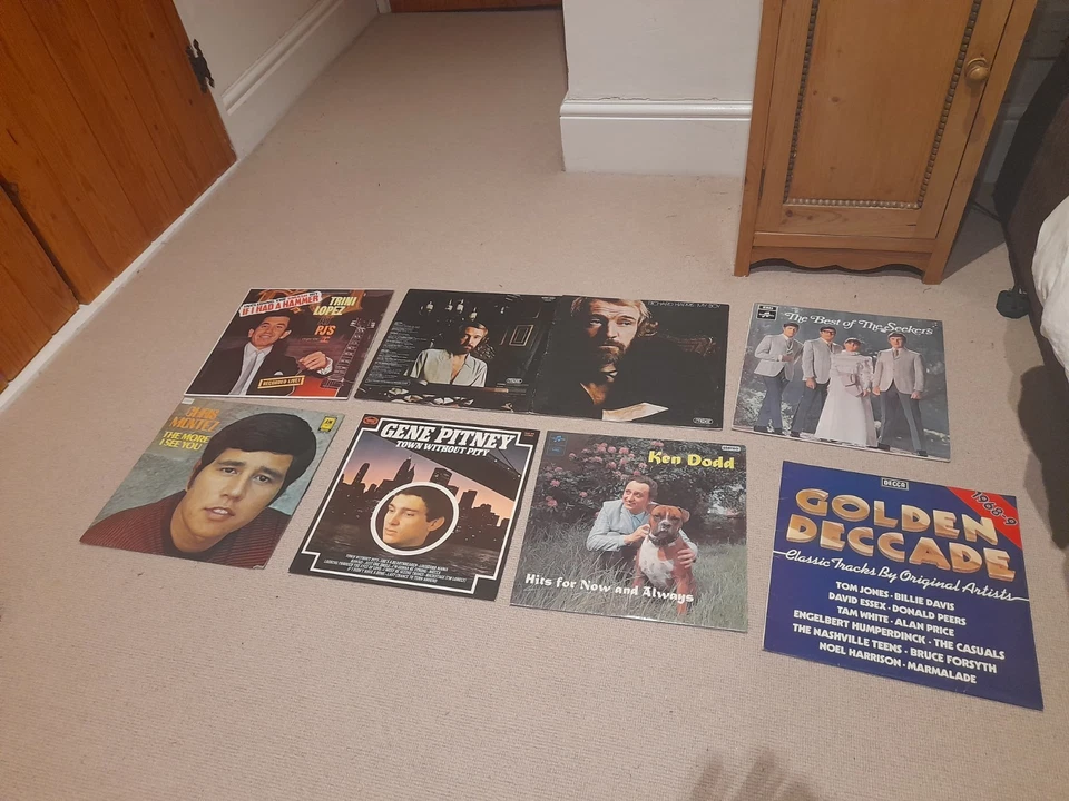 Collection 7 1960s Pop vinyl LPs Records Gene Pitney Richard Harris The Seekers - Image 1 of 1