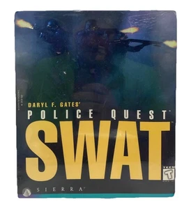 SWAT Daryl Gates Police Quest PC Spiel Win95 WIN 3.1 MS-DOS CD-ROM Big Box Sealed - Bild 1 von 5