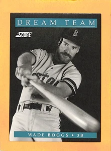 1991 Score #889 Wade Boggs Boston Red Sox - Picture 1 of 2