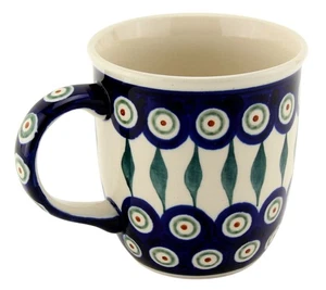 Polish Pottery 12 oz. Mug – Handcrafted Boleslawiec Stoneware by Zaklady  - Picture 1 of 4