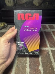RCA T-120 Premium Video Tape New Sealed (Ships Free) - Picture 1 of 6