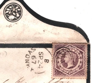 NEW SOUTH WALES NSW Australia States Cover Sydney GB Scotland Ayr 1867 XK1 - Picture 1 of 18