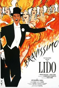 LIDO BY RENE GRUAU BRAVISSIMO ON LINEN EXCELLENT A CONDITION - Picture 1 of 3