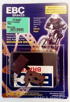 EBC Grün Mountain Harz Fahrrad Disc Bremsbeläge (1 Set) Für Hayes Stroker Trail - Bild 1 von 2