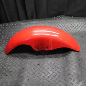 86 SUZUKI GS750ES RED FRONT WHEEL FENDER COWL BRACE BB233 - Picture 1 of 4