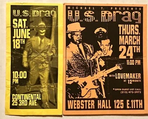 US DRAG VINT 94-95 2 SMALL FLYER LOT 18.06.94 & 24.03.95 CONTINENTAL WEBSTER HALL - Bild 1 von 2