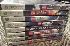 Lego Xbox 360 Games Bundle 9 Game lot!! All Tested! Most Complete!!