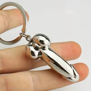 Schlüsselanhänger in Penis /Glied Form – Lustiges Geschenk /JGA / Party / Fun - Bild 1 von 5
