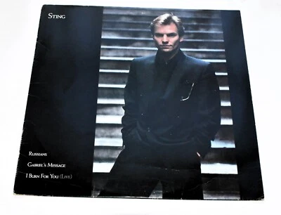 Sting Russians Gabriel's Message 12" 33 Maxi Single Cleaned Play Tested VG+/VG+ Foto 1 de 3