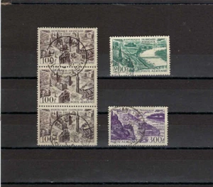 FRANCIA.-AIR POST .-SCC23-{3}' LILLE.- SCC24 ''BORDEAUX .-SC25'' LIONE 1949 - Foto 1 di 2