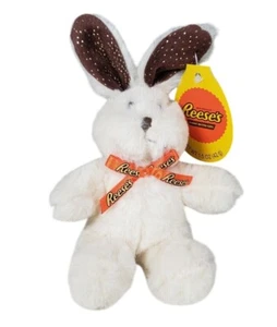 Reeses Easter Bunny Rabbit Plush Floppy Ears Peanut Butter Cups With Tag - Picture 1 of 7