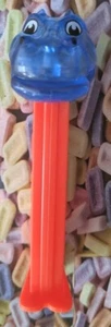 PEZ - Cristal azul Hipopótamo - VÁSTAGO ROJO - Retirado - Difícil de encontrar - Imagen 1 de 1
