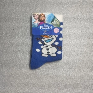 Disney Frozen Olaf Socks Child Kid Shoe Size 5.5 - 8.5 - Picture 1 of 2