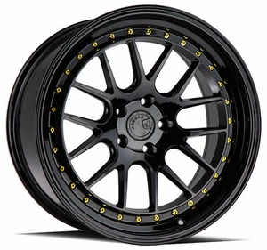 One 18x8.5 AodHan DS-06 5x114.3 +35 Gloss Black W Wheel - Picture 1 of 3