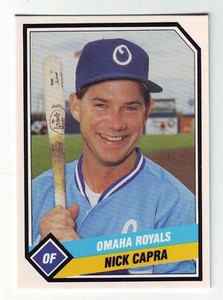 1989 TCMA / CMC Omaha Royals NICK CAPRA - Kansas City Royals