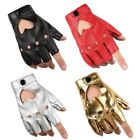 Men PU Leather Gloves Heart Mittens Five Finger Gloves Ladys Driving Dress