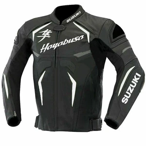Suzuki Motorcycle/Motorbike Jacket Cowhide Leather Protected Racing Sport Jacket - Picture 1 of 3