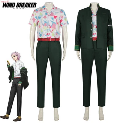 Anime Wind Breaker Kiryu Mitsuki Cosplay Costume Jacket Pants Shirt Uniform Set - Image 1 of 4