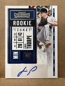 Lewis Thorpe 2020 Panini Contenders Baseball Auto RC #155 Minnesota Twins - Picture 1 of 3