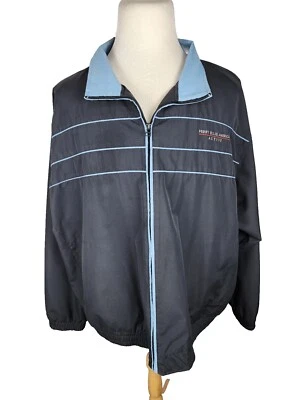 Perry Ellis Mens 2X Blue Gray 100% Poly Lt W. Jacket S26 - Image 1 of 4