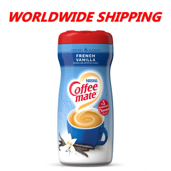 Nestle Coffee-mate Powdered Creamer Vanilla Caramel Sugar Free 10.2Oz WORLD SHIP Photo Related