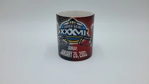 Super Bowl XXXVII Coffee Cup Mug Buccaneers & Raiders - Picture 1 of 6