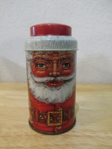 TIN BOX COMPANY CAP-TINS SANTA CLAUS CHRISTMAS HOLIDAY GIFT TIN ENGLAND - Picture 1 of 4