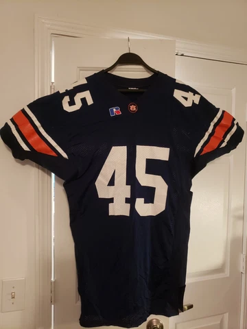 VTG Team Issued Gameday Riddell Auburn Tigers Football Jersey 2000-2004 Jersey Cover