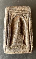 Amulet Thai Buddha Enclave Temple Talisman Terracotta Thailand tc46