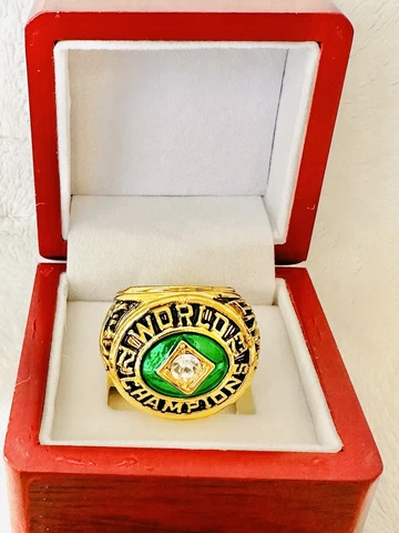 1973 Oakland Athletics World Series Championship Ring W Box, 🇺🇸 SHIP Cover