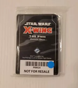 Star Wars Sealed T-65 X-Wing Damage Deck 33-Card Miniatures PRM20 Promo Pack - Picture 1 of 2
