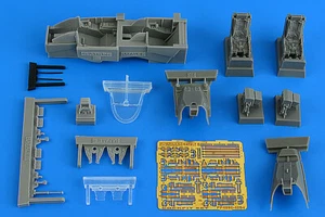 Aires 1/48 Dassault Rafale B Late Cocpkit set for HobbyBoss kits - Picture 1 of 1