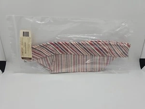 Longaberger Medium Berry Korb Markt Streifen Stoff Futter Neu in Verpackung KOSTENLOSER VERSAND - Bild 1 von 2