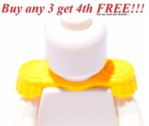 ☀️Lego Minifig Yellow EPAULETTE Admiral Soldier Pirate Captain Shoulder Pad - Picture 1 of 6