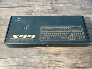 Teclado para juegos AULA 99 teclas, triple modo Bluetooth/2,4 GHz/USB-C púrpura - Imagen 1 de 2