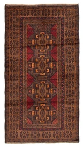 3'3" x 6'1" Traditional Vintage Hand Knotted Oriental Carpet Wool Area Rug - Picture 1 of 9