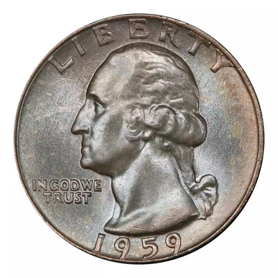 1959-D Washington Quarter Silver PCGS MS-67 CAC - Image 1 of 4