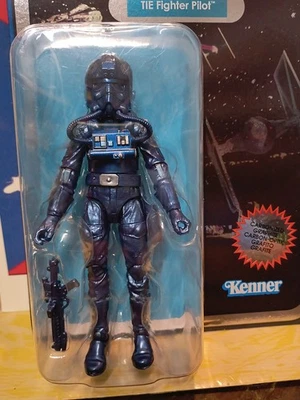 STAR WARS SERIE NEGRA CORBATA PILOTO DE COMBATE CARBONIZADO RETORNO DEL JEDI Foto 1 de 3