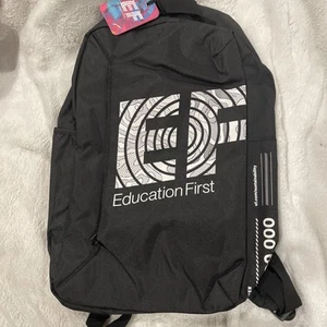 Education First (EF) Backpack Black And White. NWT 2025 - Picture 1 of 8