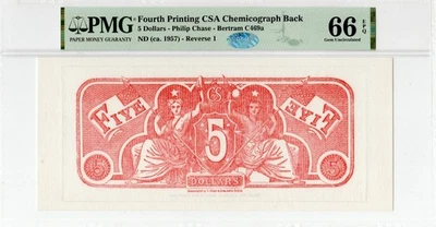 Set of 6 Chemicographic CSA backs - PMG Gem Uncirculated 66 EPQ - GEM! - Image 1 of 4