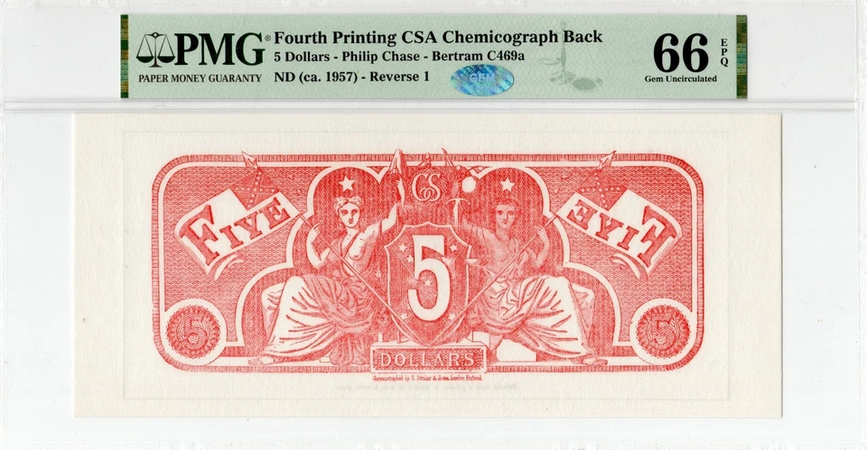 Set of 6 Chemicographic CSA backs - PMG Gem Uncirculated 66 EPQ - GEM! - Image 1 of 4
