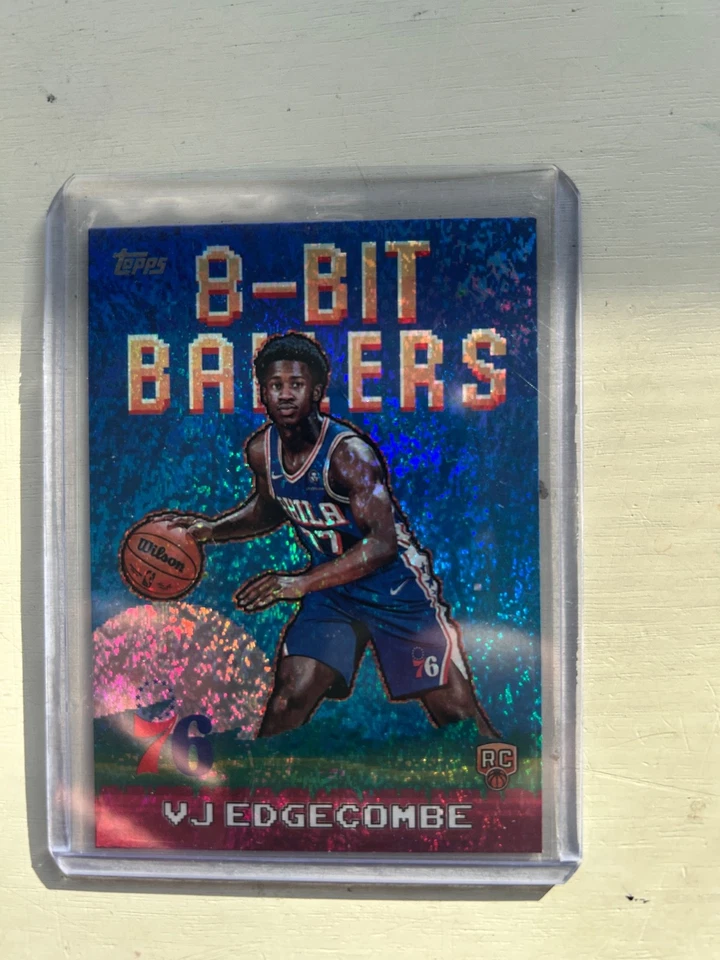 VJ Edgecombe 8-Bit Ballers Topps Basketball 2025/26 Foil SSP Rookie RC Card  - Image 1 of 1
