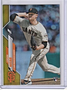 2020 Topps Series 2 Logan Webb RC Gold Foil #514 Giants Rookie - Picture 1 of 2
