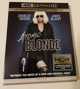 Atomic Blonde (4K Ultra HD) BluRay With Slipcover - Picture 1 of 3