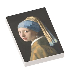 Custom Print en azulejo LEGO® 2x3: Pintura: La niña del pendiente de perlas - Imagen 1 de 5